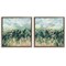 Stupell Industries Abstract Tall Wheat Grass Field 2 pc Framed Floater Canvas Wall Art Set Design by June Erica Vess
